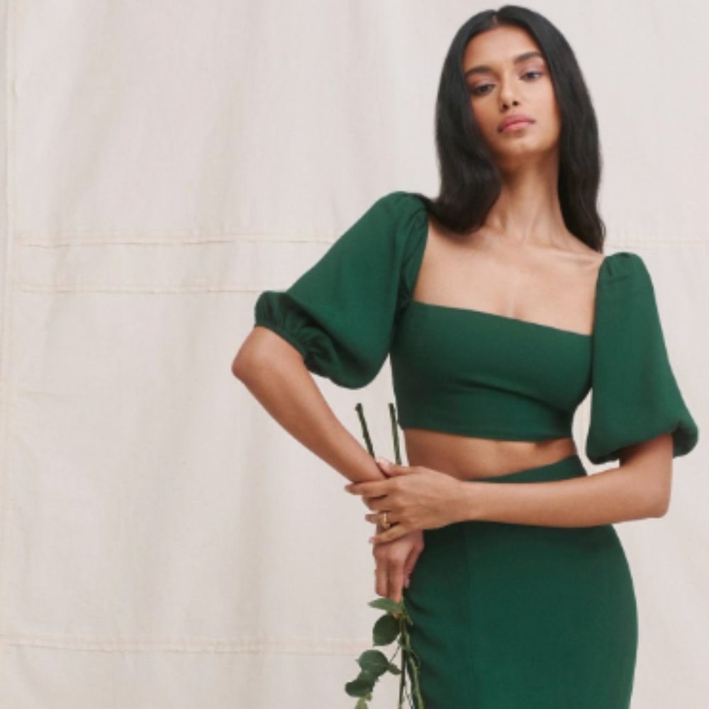 Reformation Brynna Two Piece (size 8)